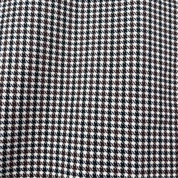 HEM & THREAD HOUNDSTOOTH BUTTON FRONT SHIRT JACKET SIZE MEDIUM - Picture 4 of 15